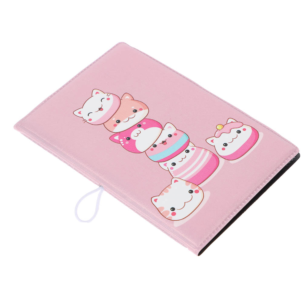 Визитница-картхолдер тм ЮL на 10 карт с удерживающей резинкой, ПВХ, 10,4х7см, 6 дизайнов - #8