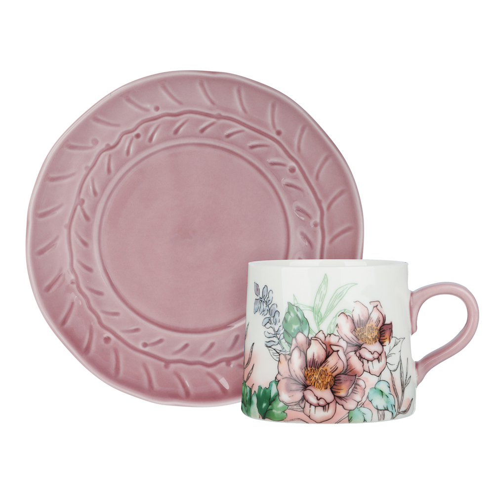 Набор чайный 2 пр., 180мл, MILLIMI, Сирень, фарфор - #4