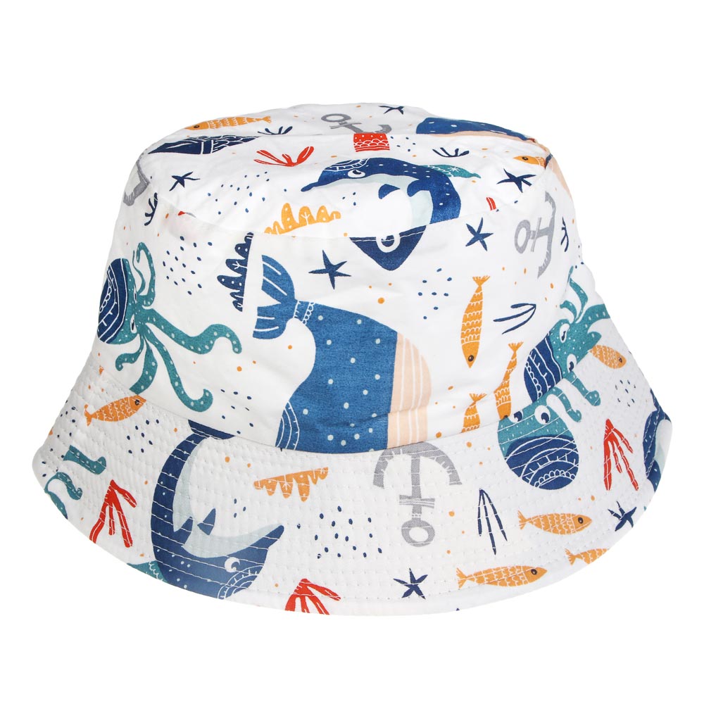 Панама детская, тм GALANTE, р. 54, 100% хлопок, разноцветная - #2