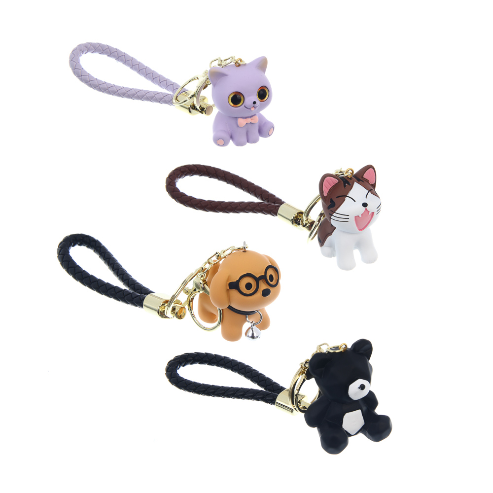 Подвеска брелок тм ЮL Мой питомец, пластик, металл, 4-5 см,  4 дизайна - #6