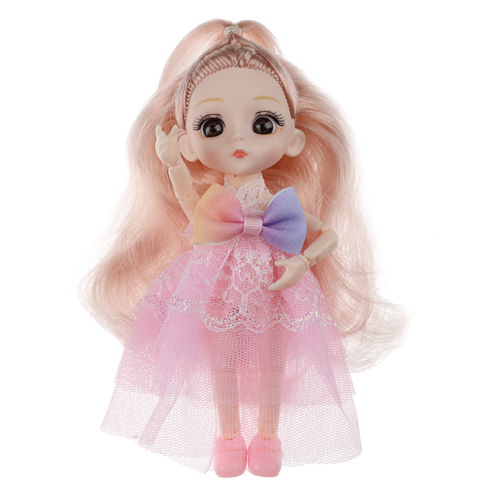 Кукла 14 см шарнирная с аксессуарами, PP, ABS, ИГРОЛЕНД, 3+, 1811-52 - #4