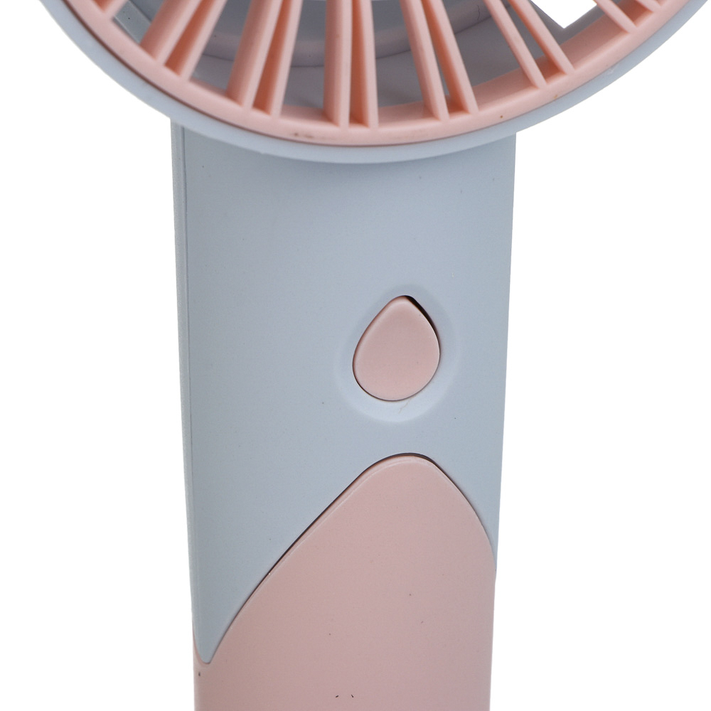 Вентилятор ручной аккумуляторный тм LEBEN 3.7в/300мАч, USB-кабель, цвет в ассортименте - #8