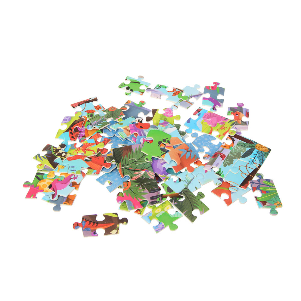 Пазл для малышей, картон, 64 элемента, 12х12х3,5см - #3