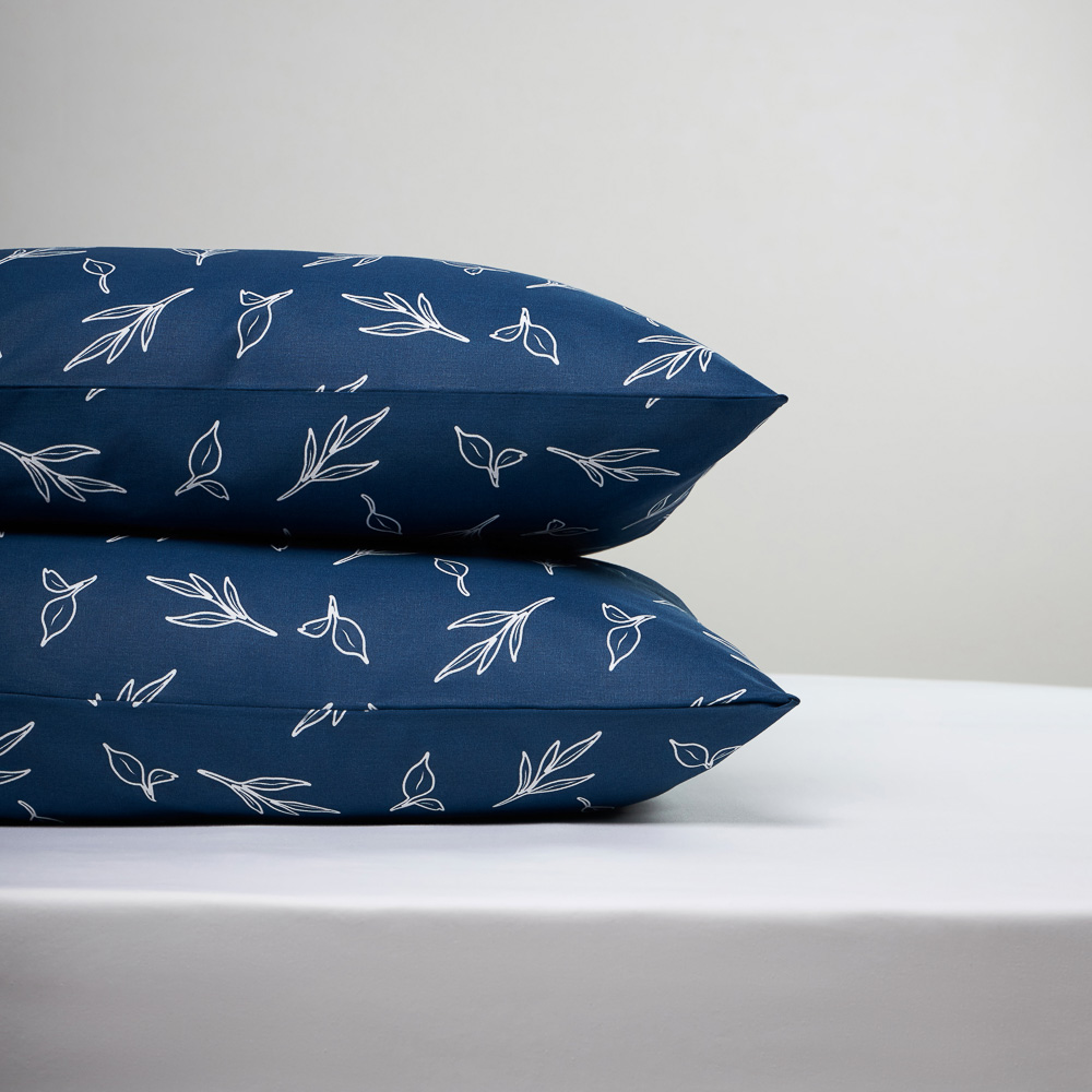 PROVANCE Нэви Наволочки 70х70см, 100% хлопок, бязь, 2шт, синий - #8