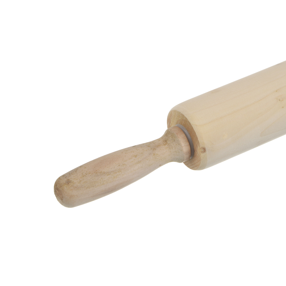 Скалка деревянная тм Vetta c вращающимися ручками, 42*5см - #3