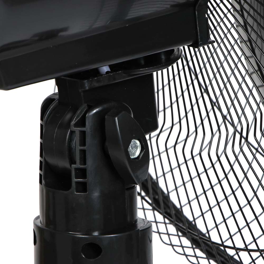 Вентилятор напольный тм LEBEN 45Вт, 3 скорости, диаметр 43см, 220в, черный - #8