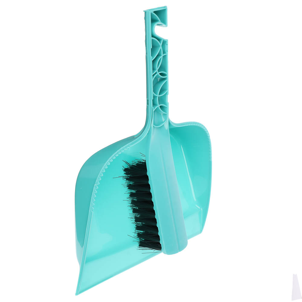 Набор для уборки с щеткой и совком тм VETTA Практик, пластик, 29х19,5х6см - #2