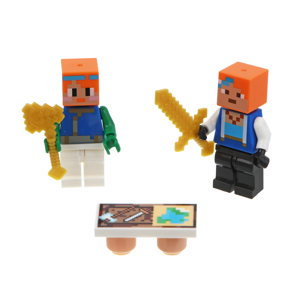 ИГРОЛЕНД Конструктор "Квадратный мир", 17х4х12 см, ABS, 8 видов - #6