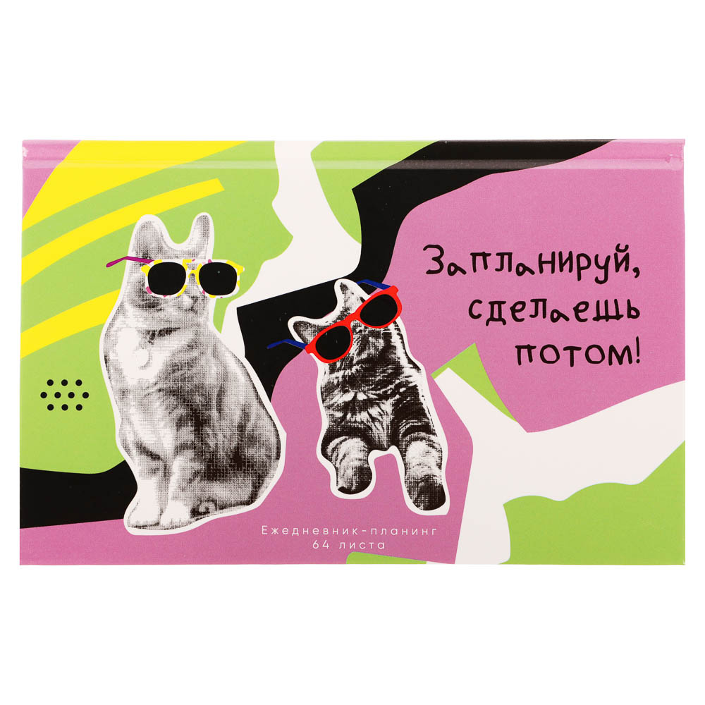 Ежедневник-планинг недатированный ClipStudio, формат А6, 64 листа, обложка 7БЦ - #2