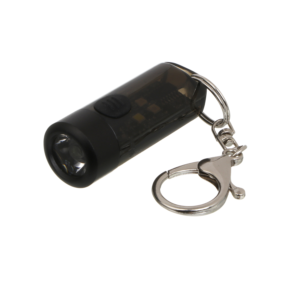 Фонарик ручной тм ЕРМАК,мини,на карабине,XPG+4 LED,7 режимов,ультрафиолет,160мАч,Type C,красный свет - #4