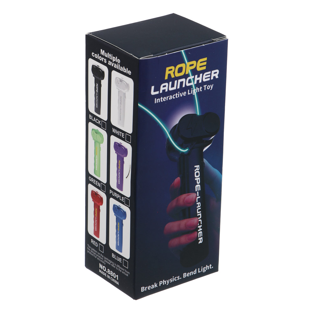 Игрушка запускалка "Летающая верёвка", 14,8х6,2х5см, USB, PP, свет, микс - #2