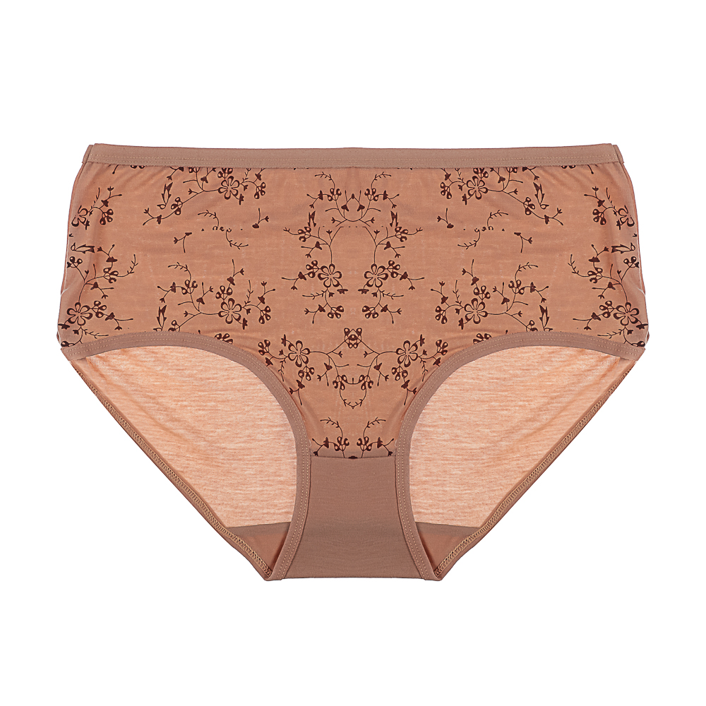 Трусы женские макси с принтом, р.48-50, 95% хлопок, 5% спандекс, Cotton #6001 - #9