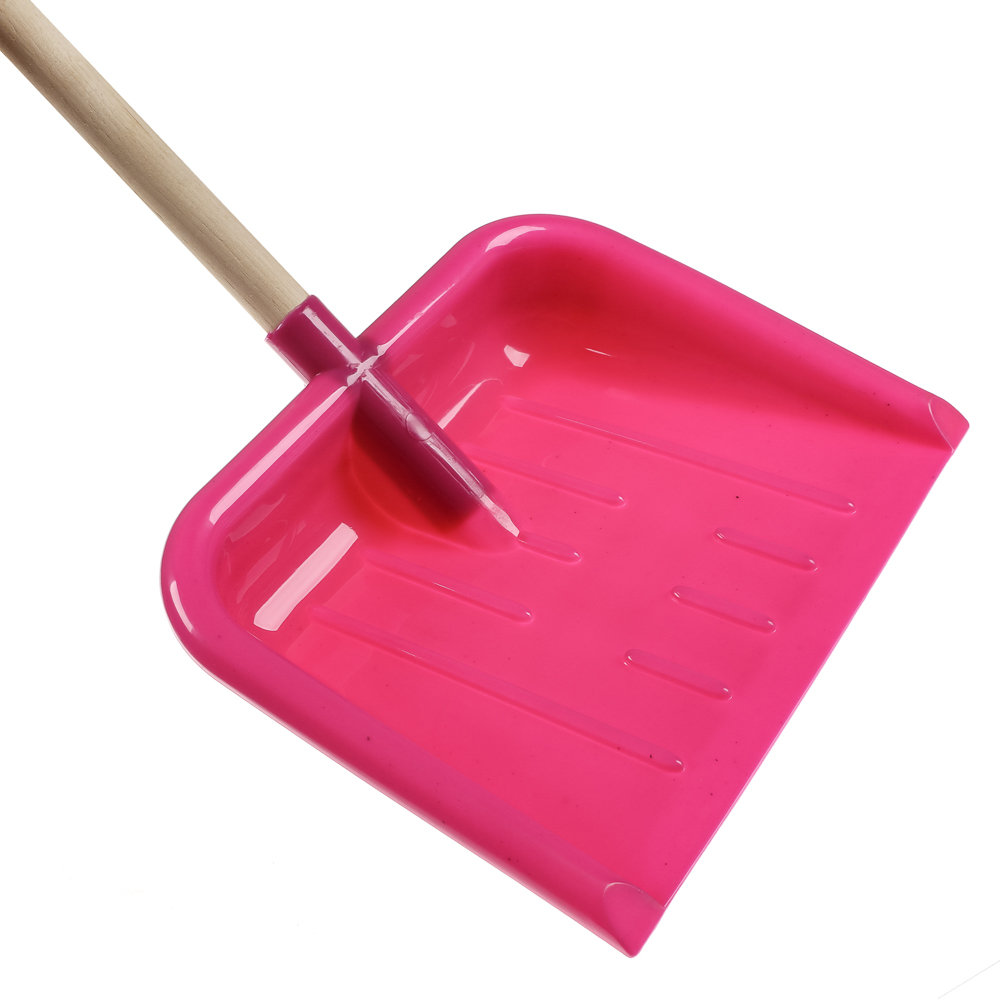 Лопатка пластмассовая с деревянным черенком 80см, РДП80 - #12