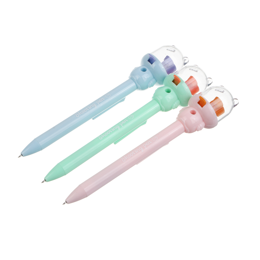 Ручка гелевая черная 0,5мм, интерактивная "Попади в сетку", 3 вида, шоу-бокс - #1