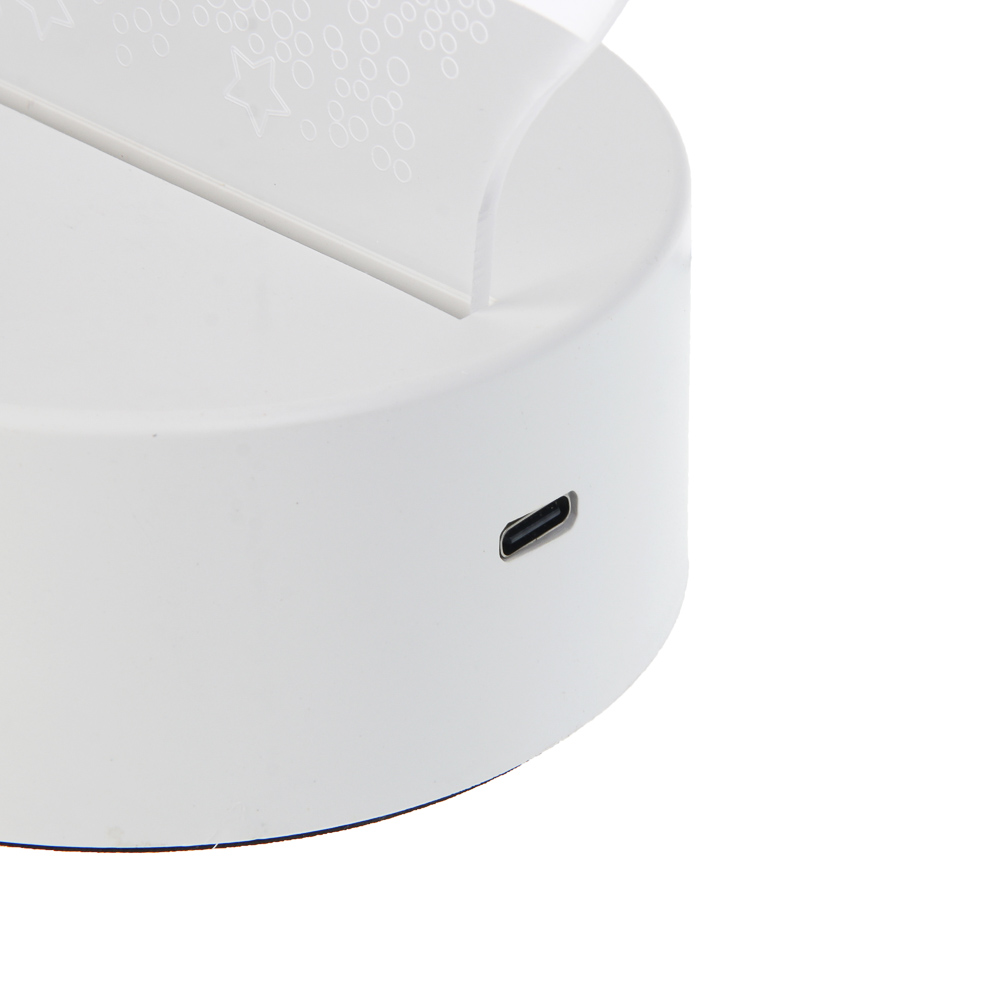 Светильник LED, 13x17x10 см, пластик, USB - #5