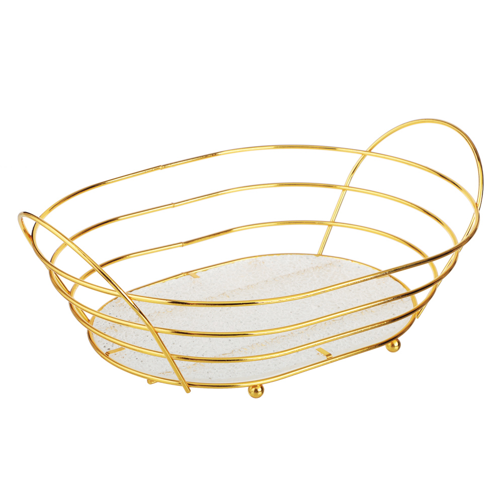 SATOSHI Кантри Корзина для фруктов 28,5х10х19,5см, сталь, акрил - #1