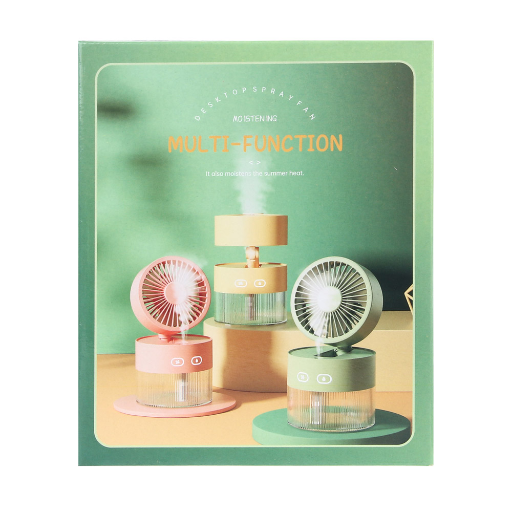 Вентилятор с увлажнителем тм LEBEN 3.7в/1200мАч, 350мл, d11см, USB-кабель, цвет в ассортименте - #13