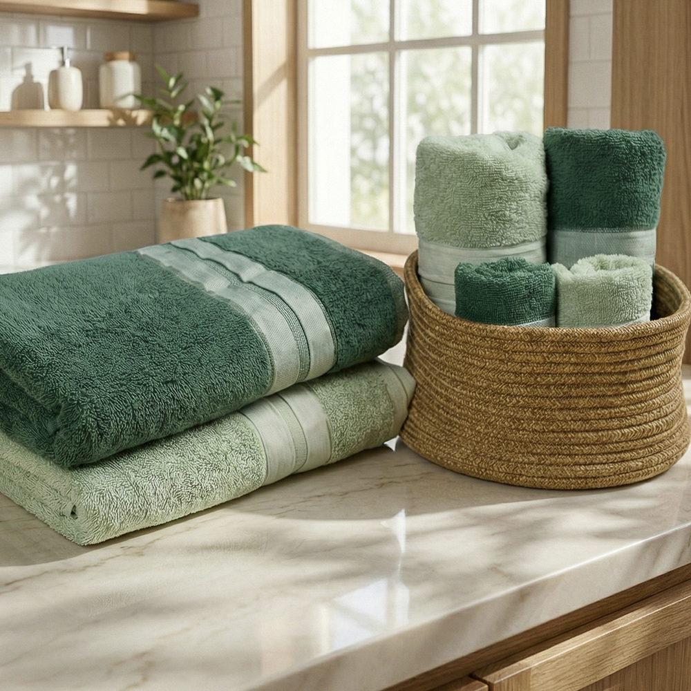 PROVANCE Мосс Полотенце махровое, 100% хлопок, 70х130см, 450гр/м, 2 цвета - #2