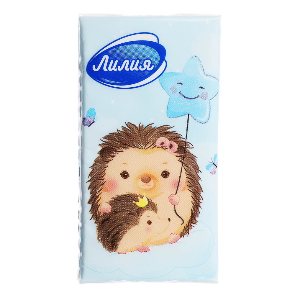 Платочки бумажные Лилия, 2 слоя, 10шт - #2