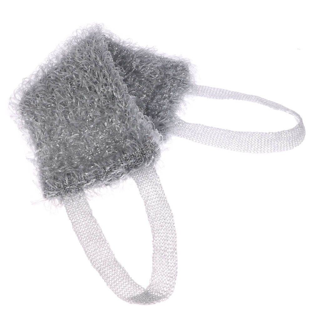 Мочалка банная с ручками массажная Люкс, ПП нить, 30x13x5см - #5