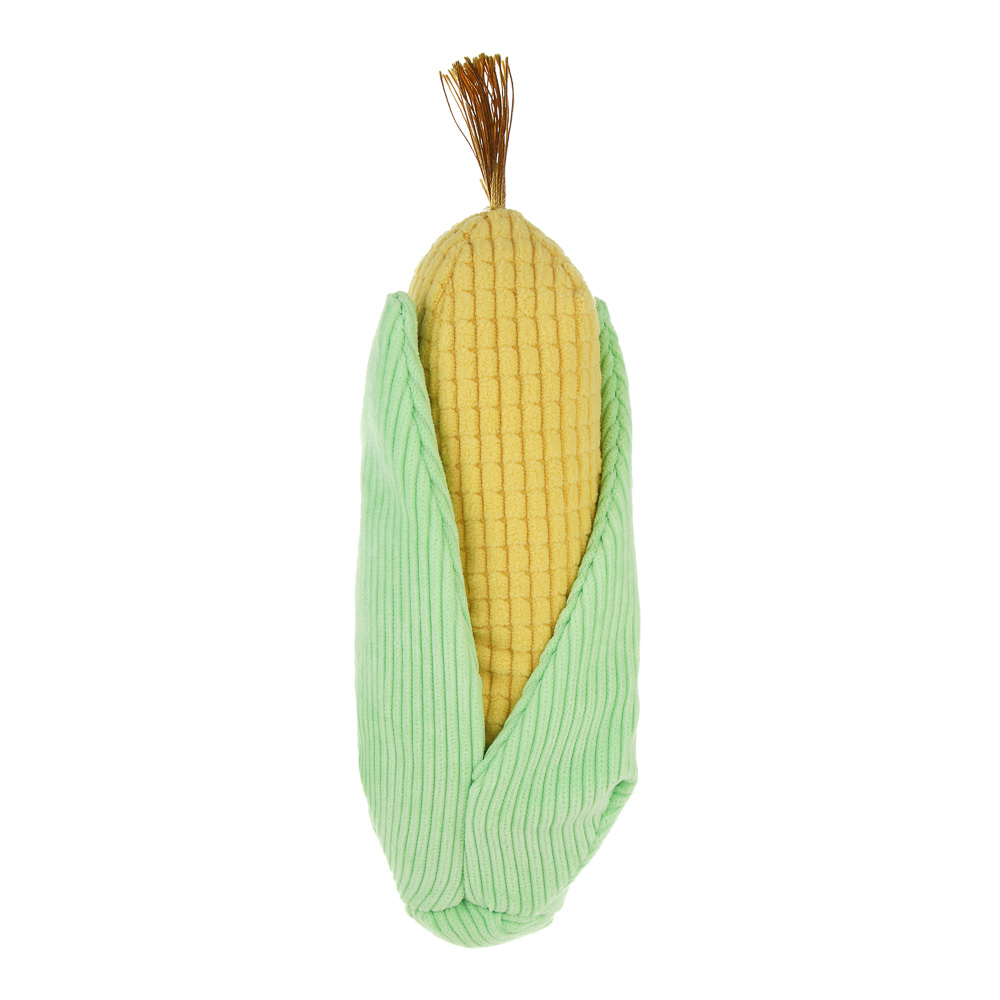 Игрушка для собак тм VETTA, мягкая с пищалкой, кукуруза, 22x5,5 см - #2