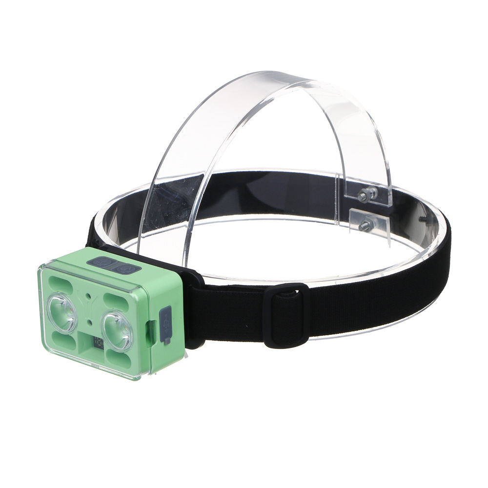 ЕРМАК Фонарь налобный XPG+XPE LED,7 режимов,1200мАч,38х64х41мм,пластик,красный свет,крепление,Type-C - #3