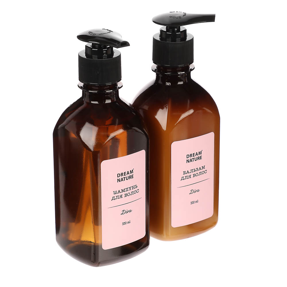 Подарочный набор женский DREAM NATURE Diva, Шампунь+бальзам для волос, 2*330мл - #2