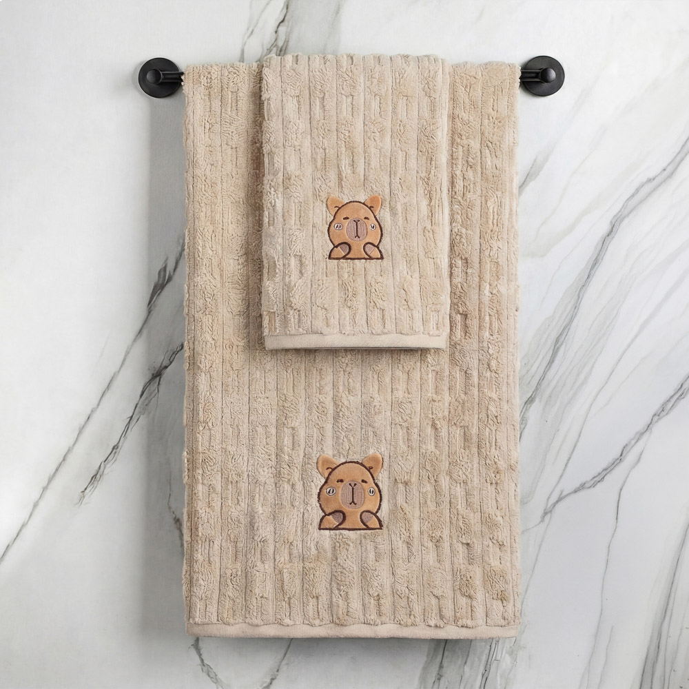 PROVANCE Капибары Полотенце супервпитывающее, 35х75см, 80% полиэстер, 20% полиамид, 280гр/м, 4 цв. - #9