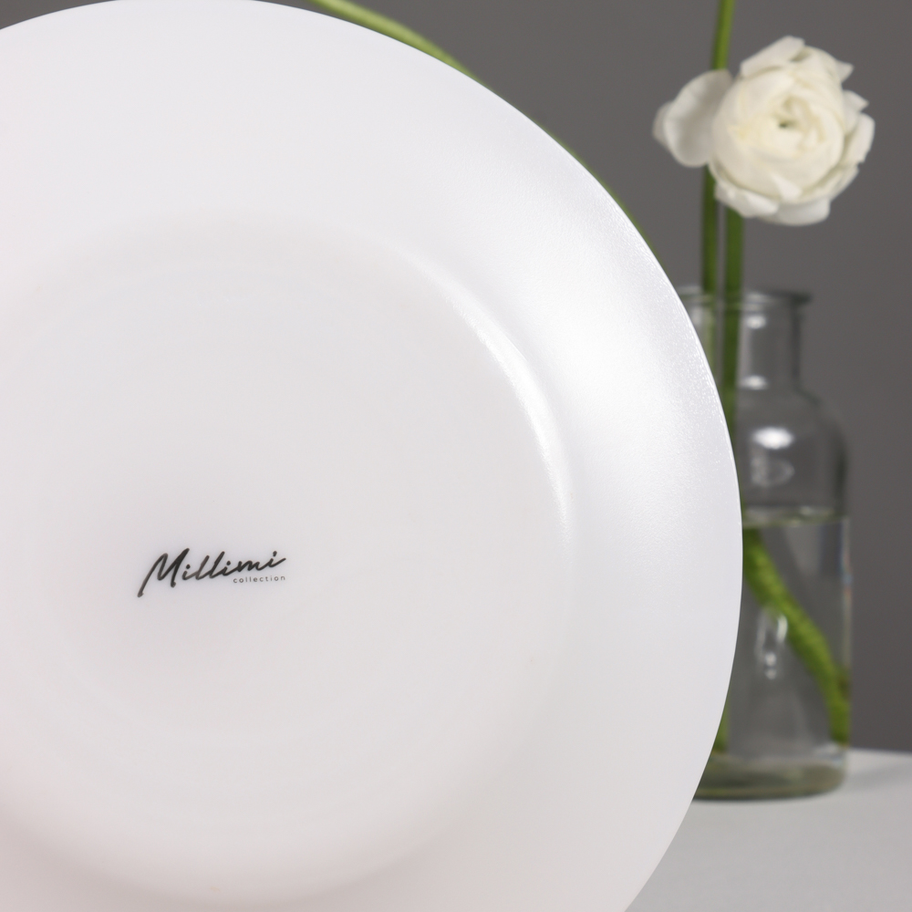 MILLIMI Белана Тарелка подстановочная, опаловое стекло, 25,5см - #6