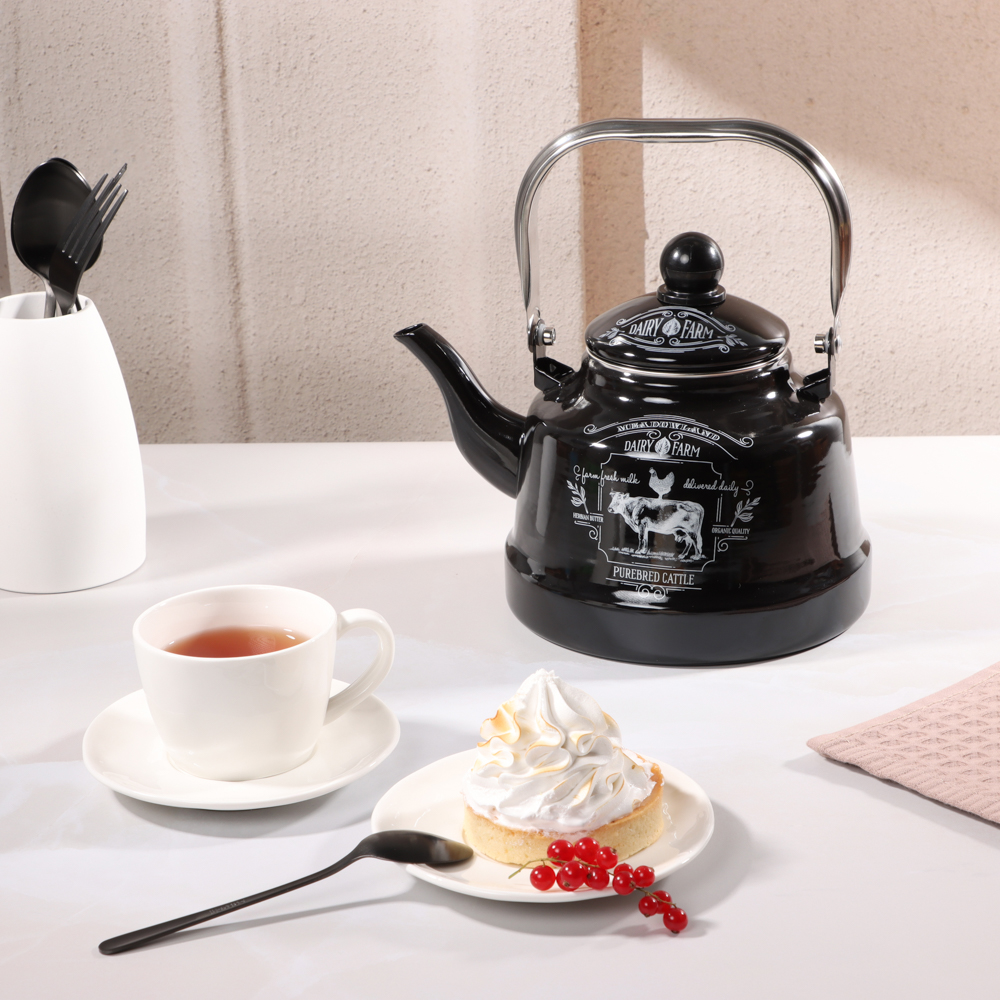 VETTA Ранчо Чайник эмалированный 2,5 л, 3 дизайна, индукция - #6