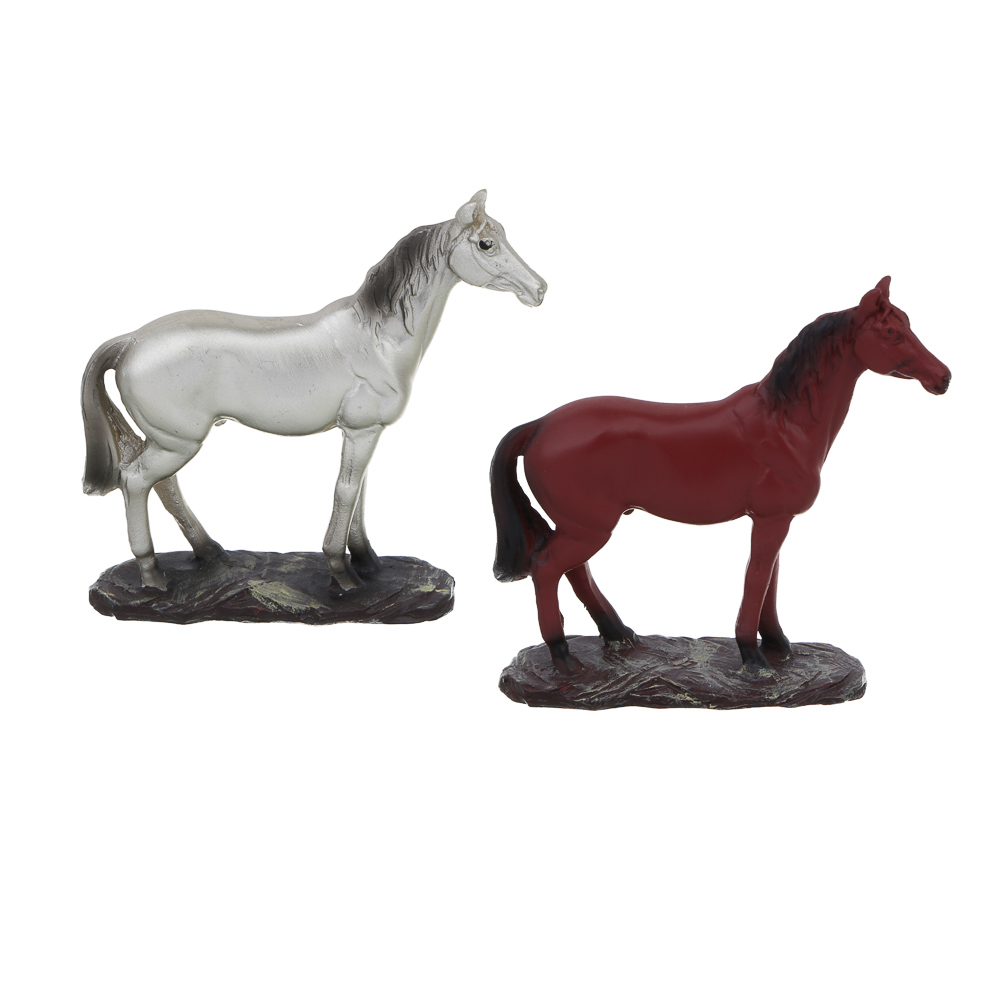 СНОУ БУМ Фигурка лошади 10x3x10 см, полистоун, 2 вида - #1
