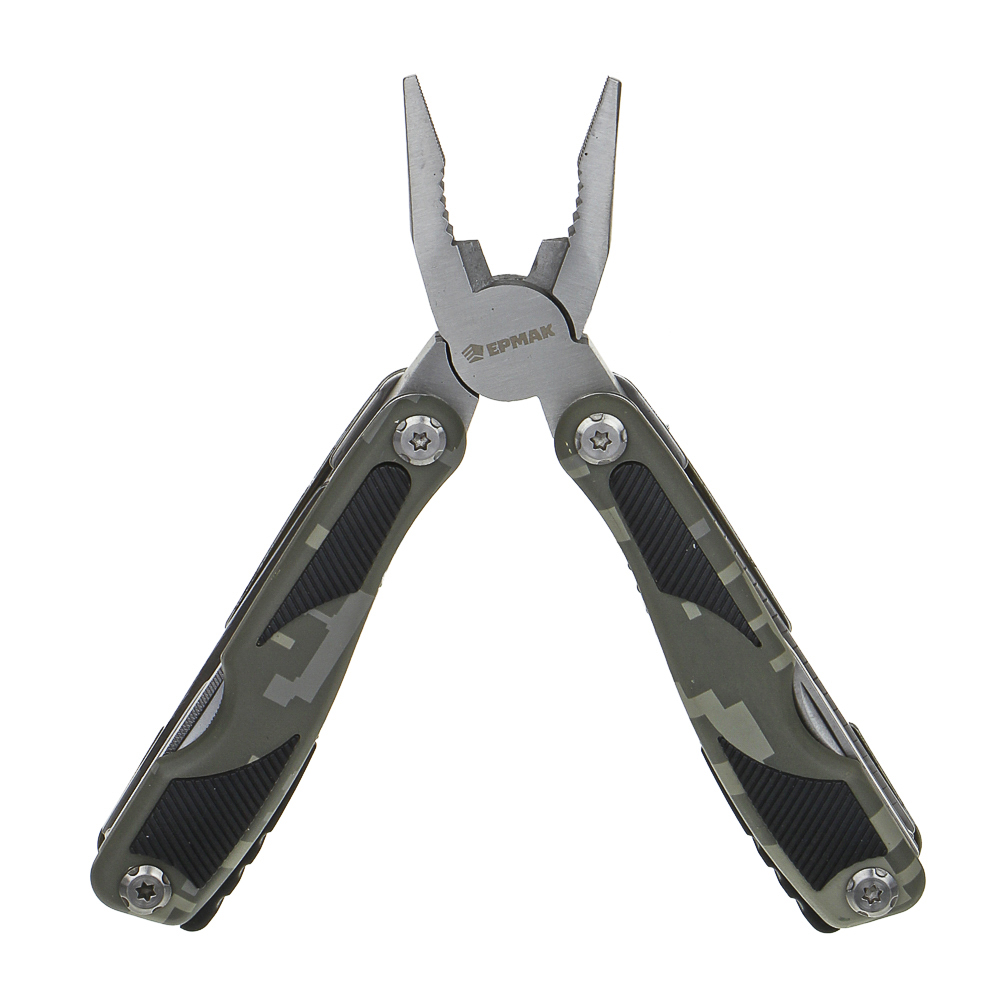 Мультитул многофункциональный тм ЕРМАК, 15 функций, нерж. Сталь, 15 см - #3