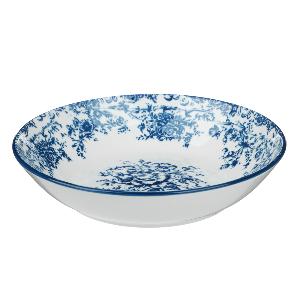 Тарелка для супа/салатник 20см, тм MILLIMI, Элеганс, фарфор - #1