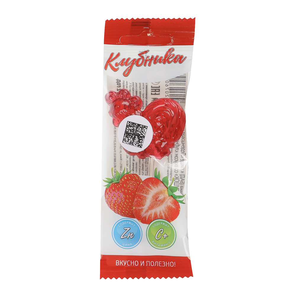 БАД Петушок Леденцовая карамель с цинком и витамином С со вкусом клубники, "Гуслица", 17г купить с выгодой в Галамарт