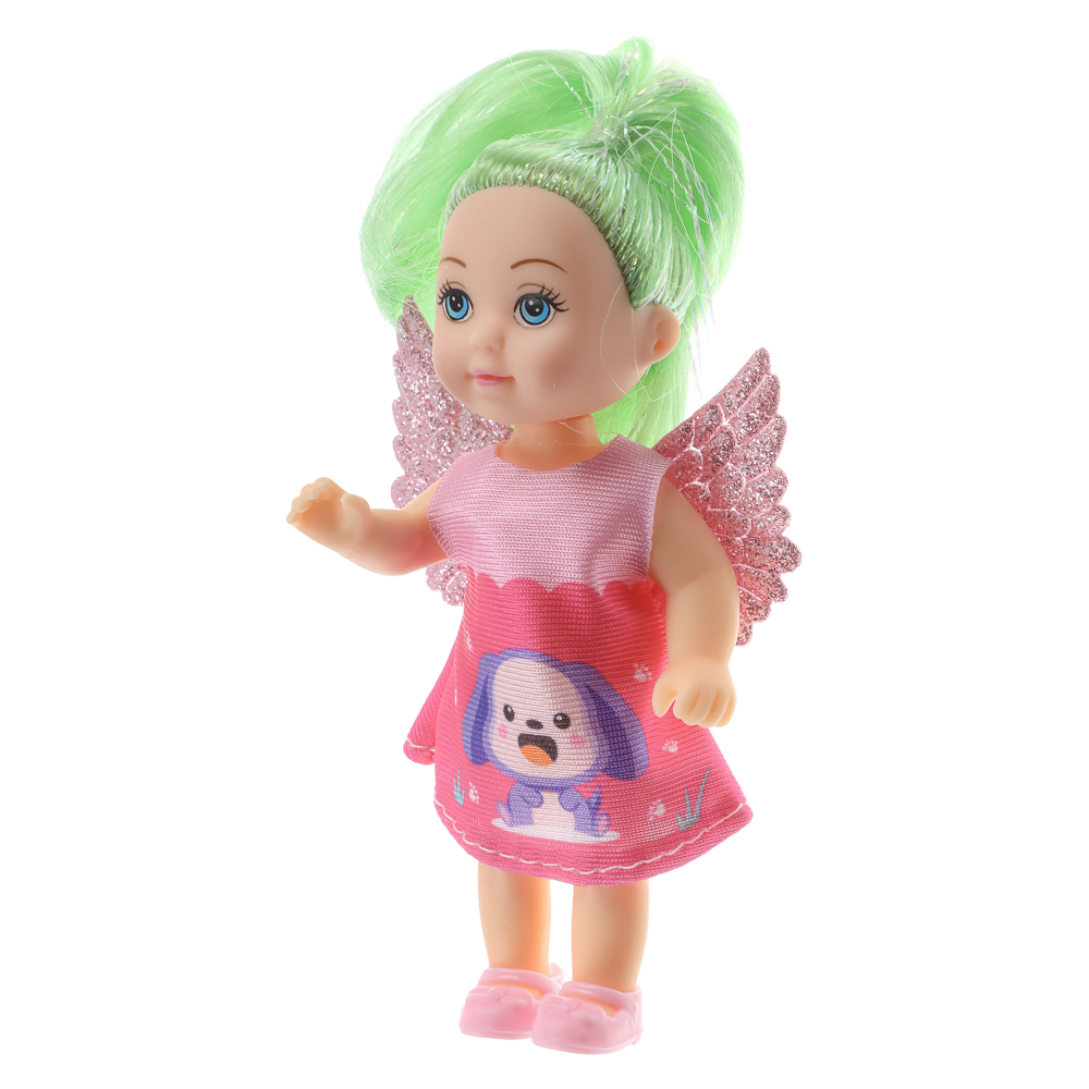 ИГРОЛЕНД Кукла с крылышками и цветн.волосами, 11 см, ABS, PVC, полиэстер, 13,5х4,5х18 см, 6 дизайнов - #13