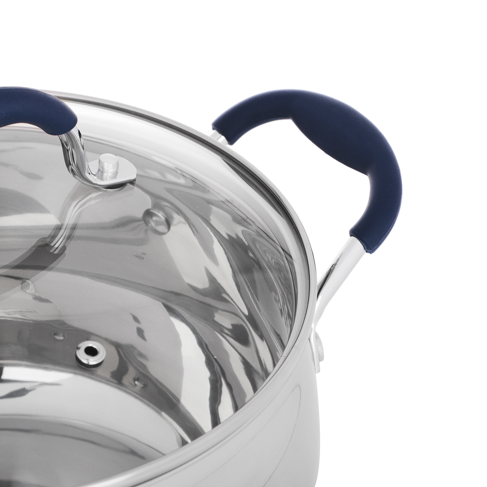 SATOSHI Альба Кастрюля 22х12,5см. 5,1 л. со стекл. крышкой, индукция - #2