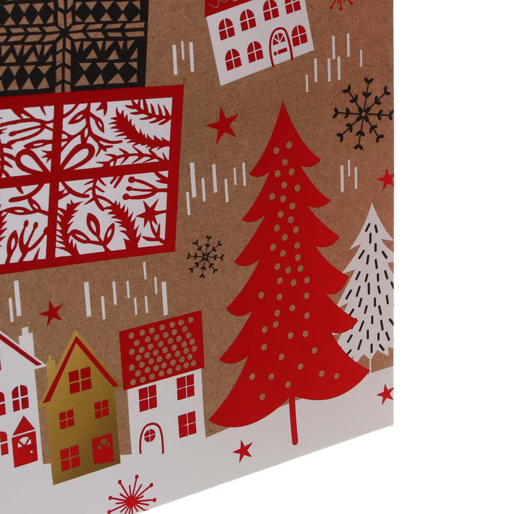 Пакет подарочный тм СНОУ БУМ фоллинг, 26x32x10см, бумага, 4 дизайна - #4