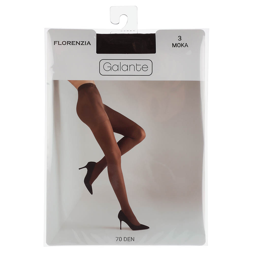 GALANTE Florenzia Колготки 70 DEN с шортиками, 84% полиамид, 16%эластан, размер 3, цвет кофейный - #6