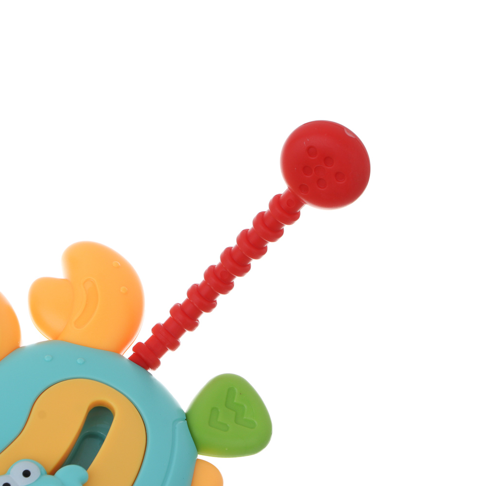 ИГРОЛЕНД Развивающая игрушка "Крабик", ABS, резина, 12,8х10,5х4,2см, 2 дизайна - #6