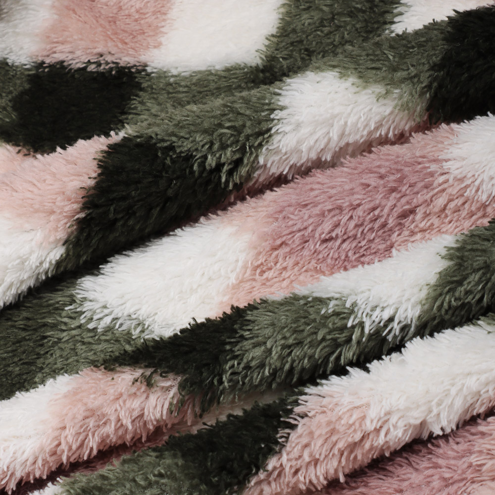 PROVANCE Кантри Плед клетка тедди, 150х200см, 100% полиэстер - #4