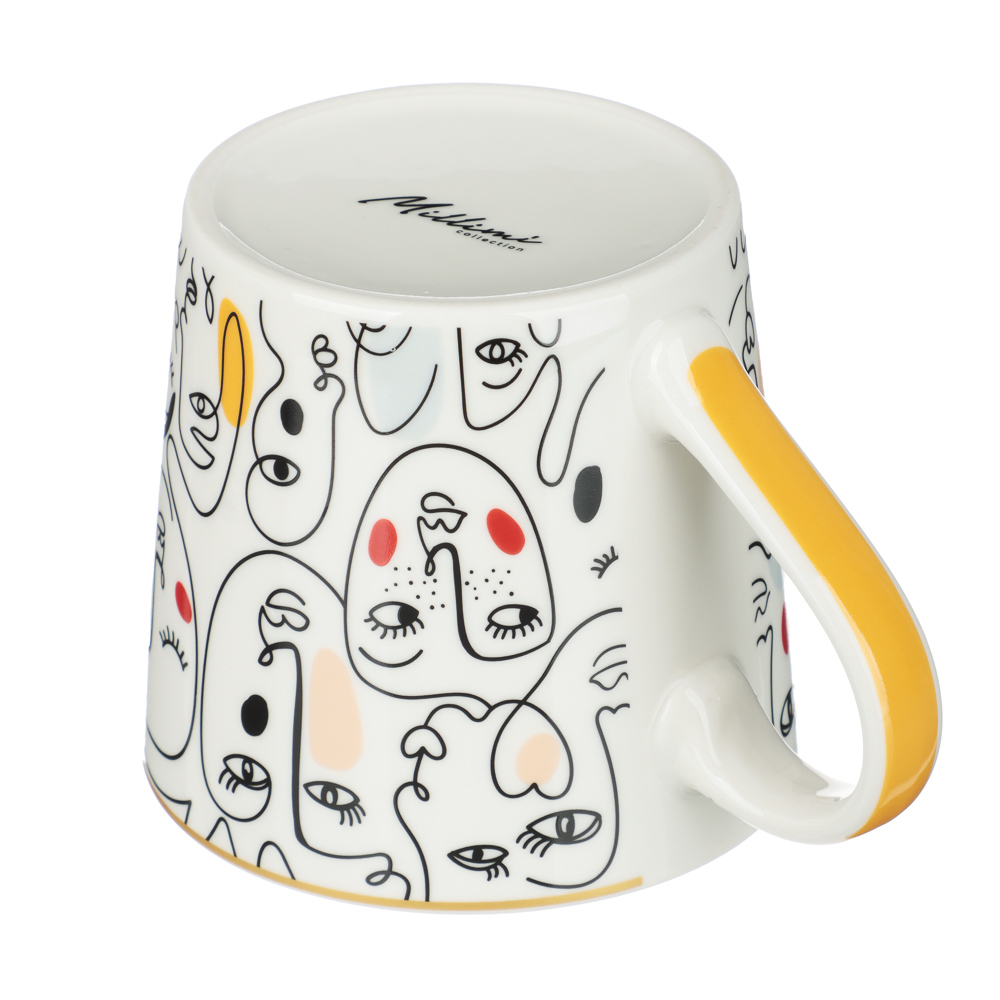 Кружка тм MILLIMI Авангард, 400мл, фарфор, 4 дизайна - #5