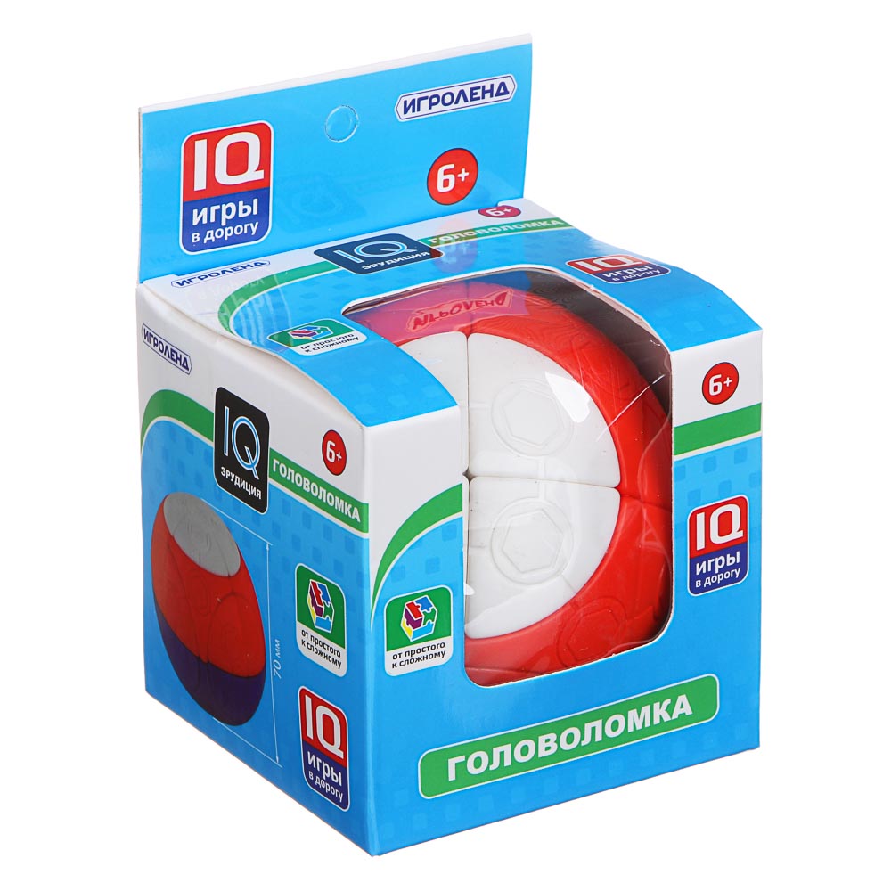 ИГРОЛЕНД Шар головоломка "Собери цвета", пластик, 7см, 3 цвета - #3