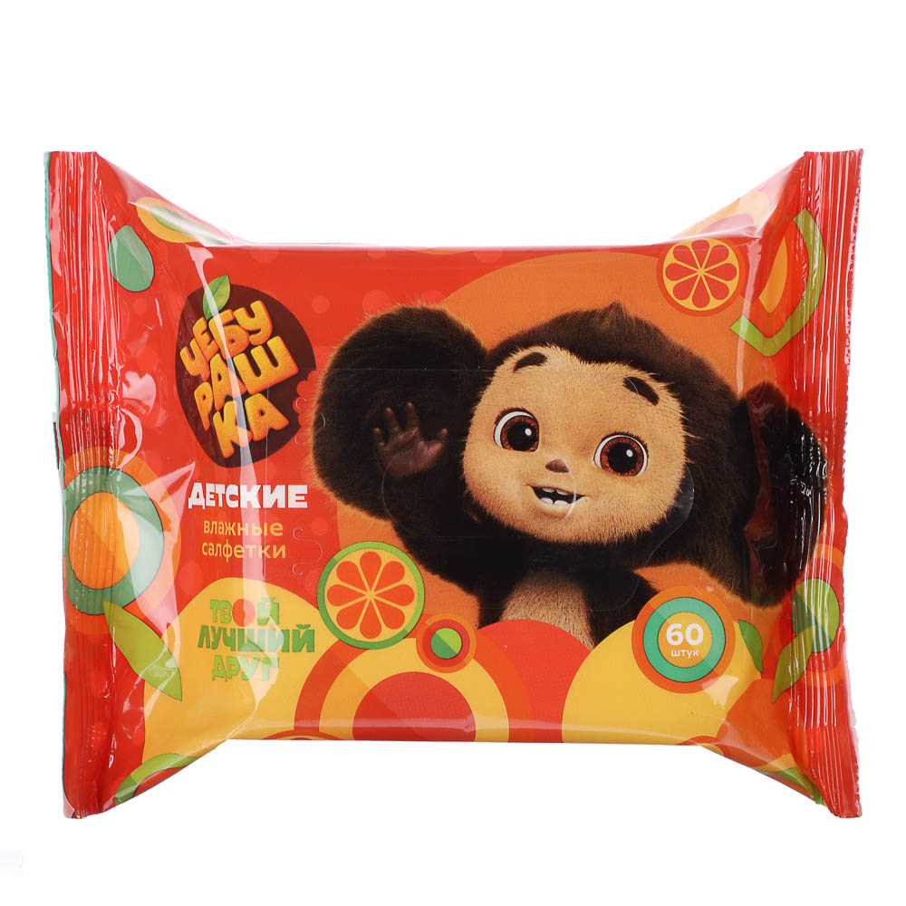 Салфетки влажные детские Чебурашка, 60шт - #6