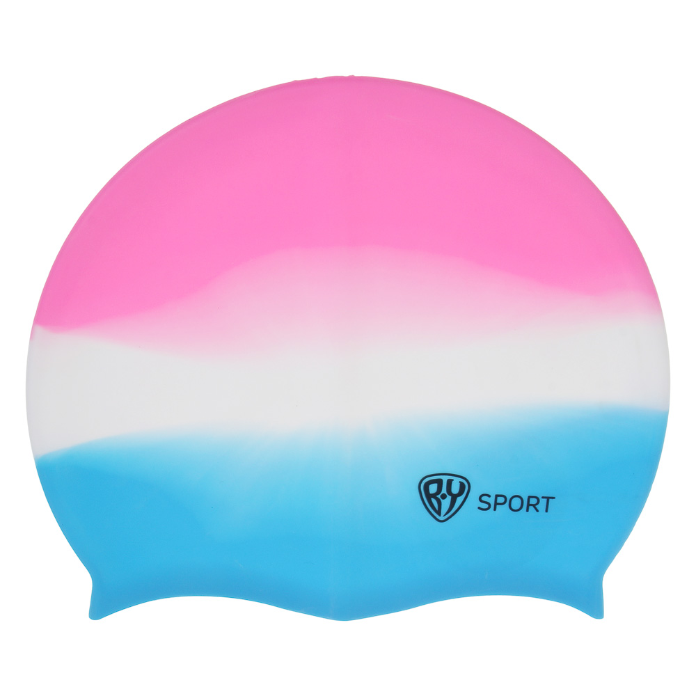 Шапочка для плавания тм BY SPORT, 22х18см, силикон - #2