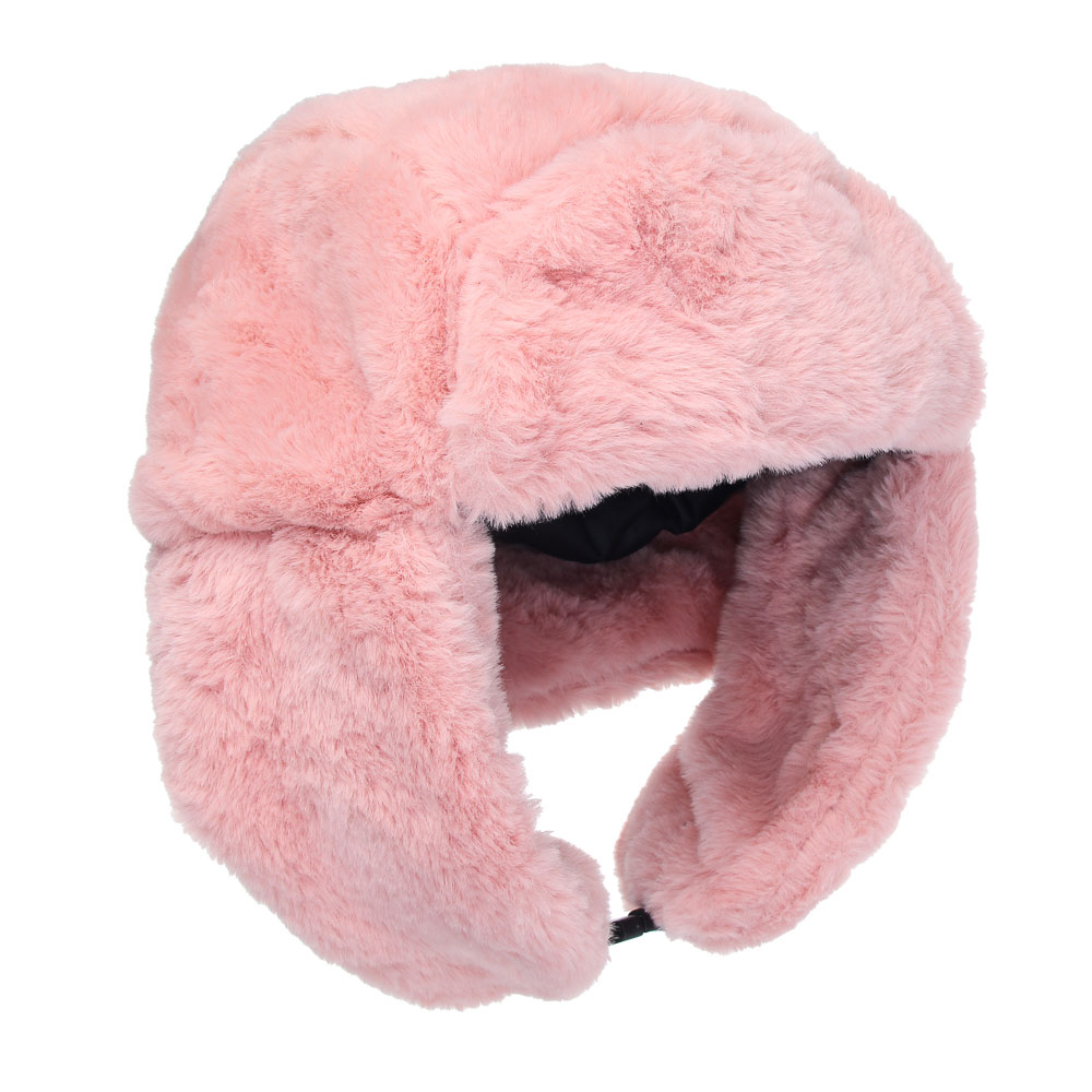 GALANTE Шапка-ушанка женская из экомеха, р.56, 100% полиэстер, цвета в ас-те, ОЗ25-18 - #3