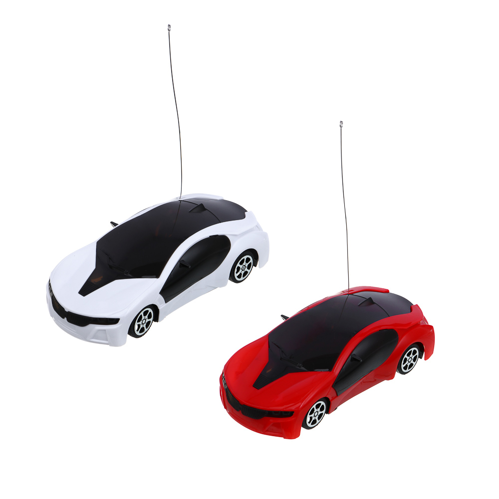 ИГРОЛЕНД Машина "Супергонка" на радиоуправл., 2-канальный пульт,свет,5АА,PP, 23,5x11,5x8,5 см, 3 диз - #2