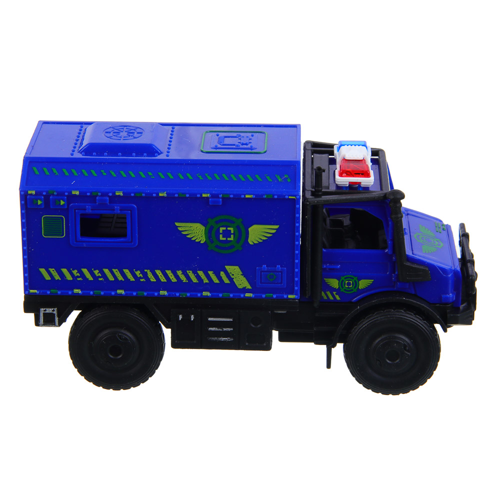 ИГРОЛЕНД Грузовик Городская спецслужба, инерция, РР, 12,6х6,4х8 см, 3 дизайна - #5