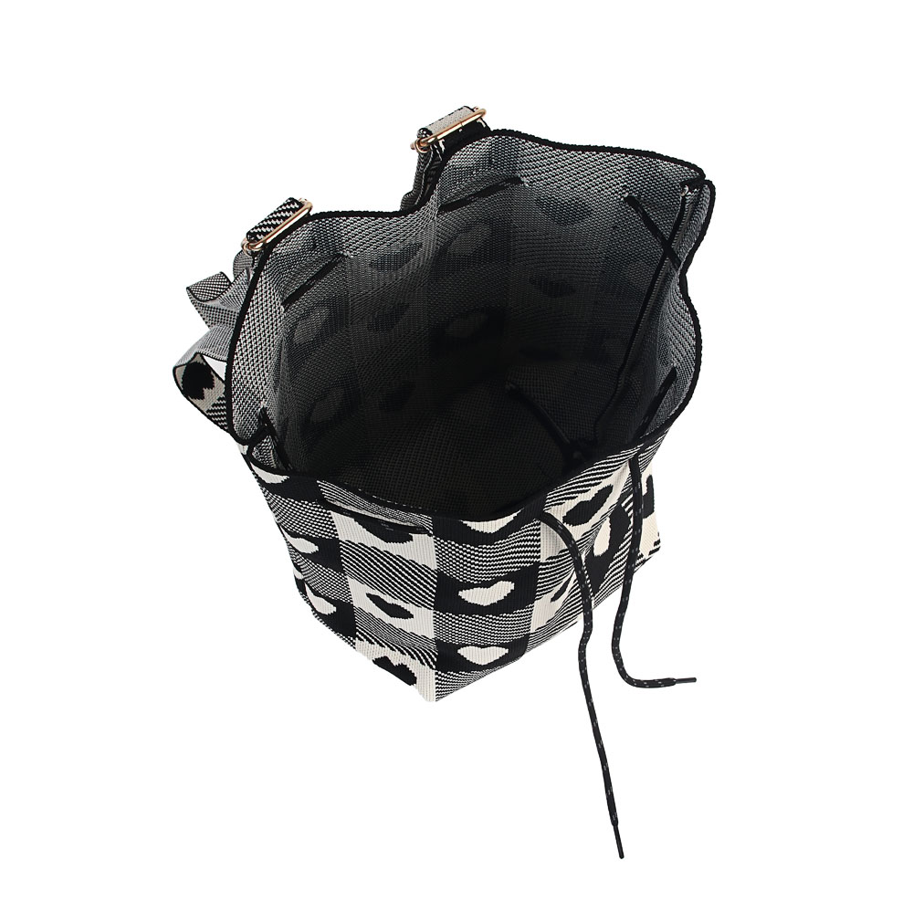 Сумка торба женская на кулиске тм ЮL Багги 26х28х13 см, полиэстер, 2-3 цвета - #7