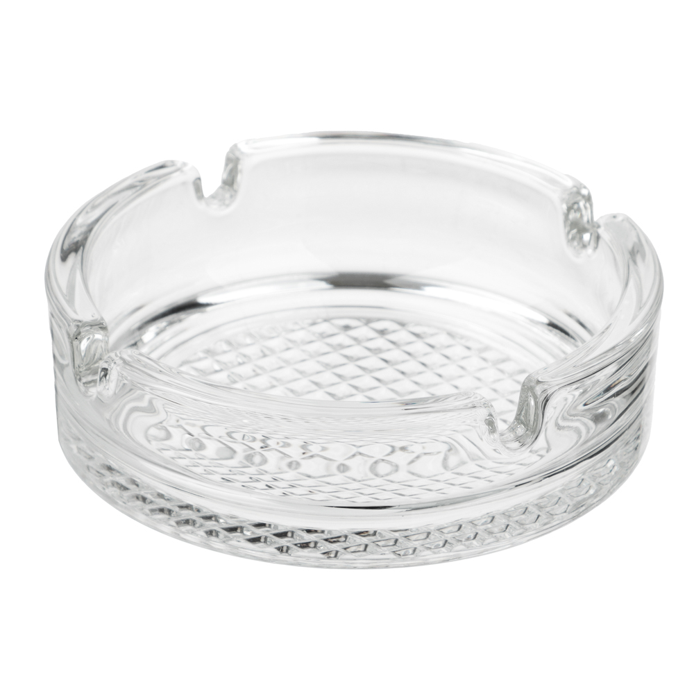 ОСЗ Пепельница круглая D-10,6см H-3,4см, стекло - #1