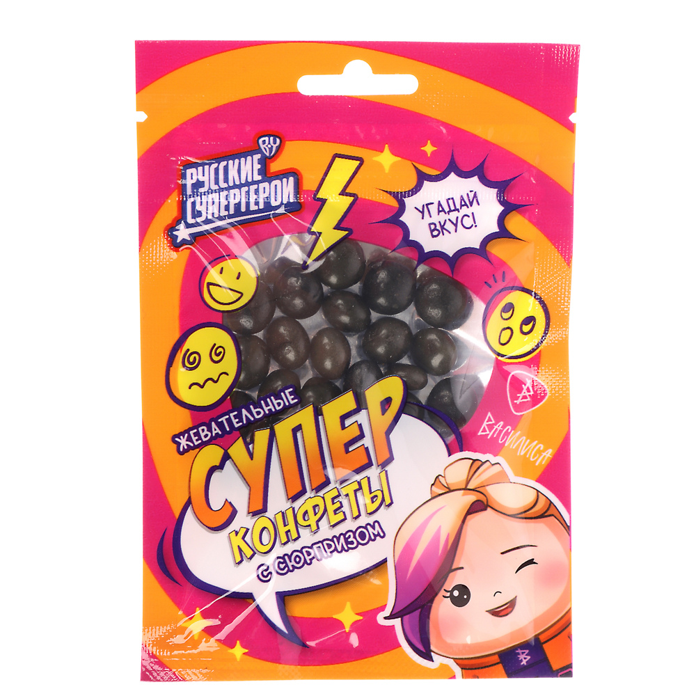 BY Русские Супергерои Жевательные конфеты с сюрпризом 15 гр. - #5